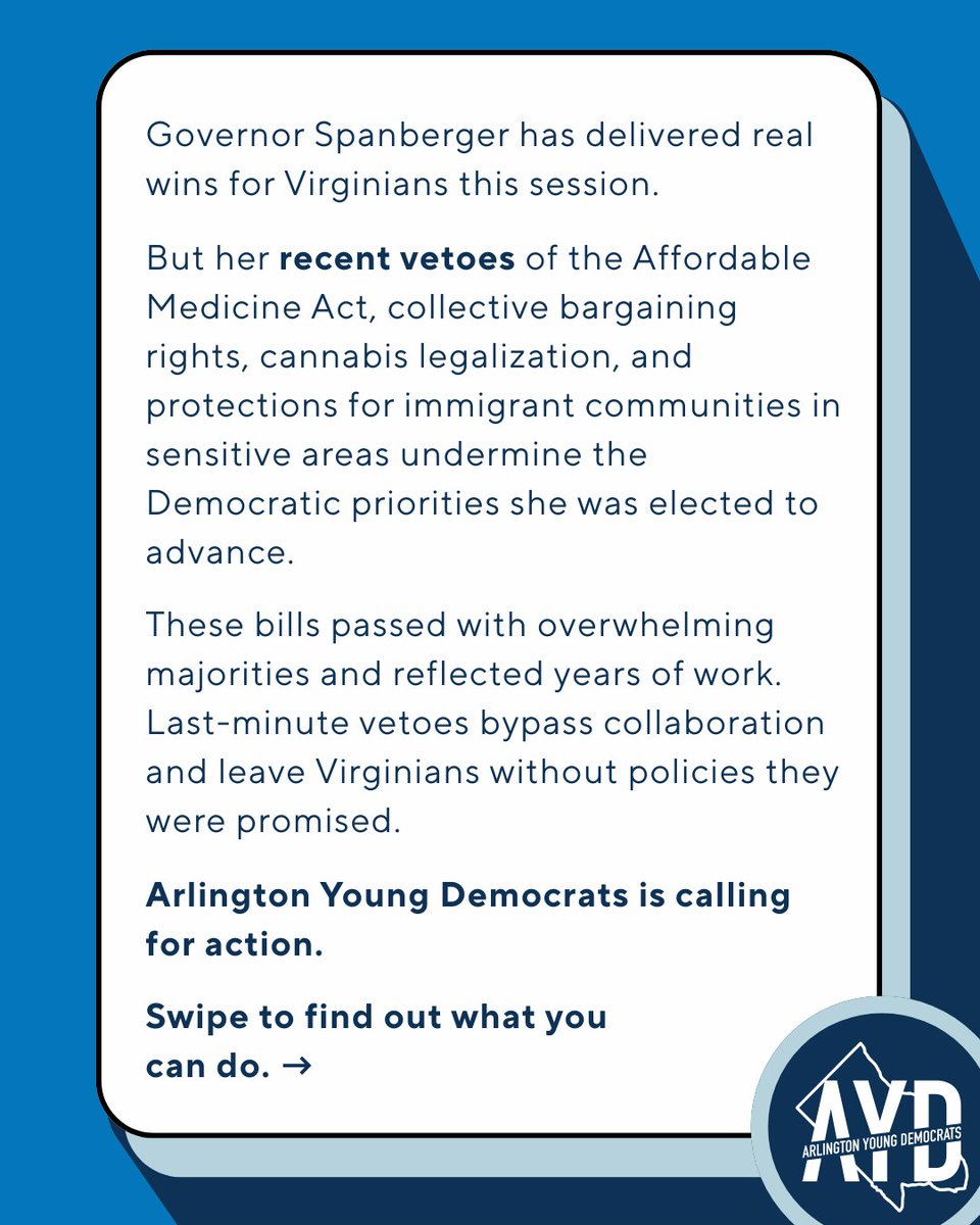 Arlington Young Dems tweet media