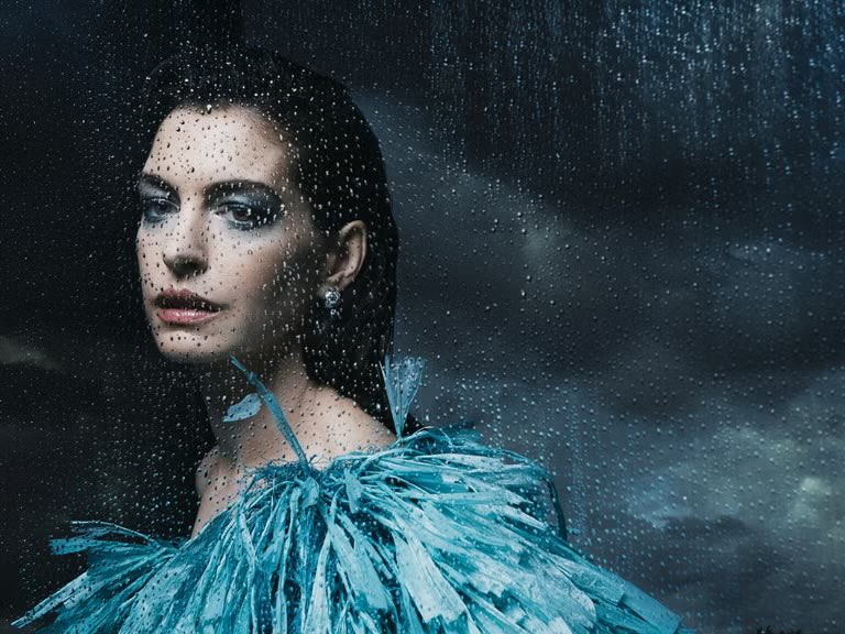 jacquemusx's tweet photo. Anne Hathaway by Norman Jean Roy for Elle Magazine 💙 https://t.co/sErecnSlgC