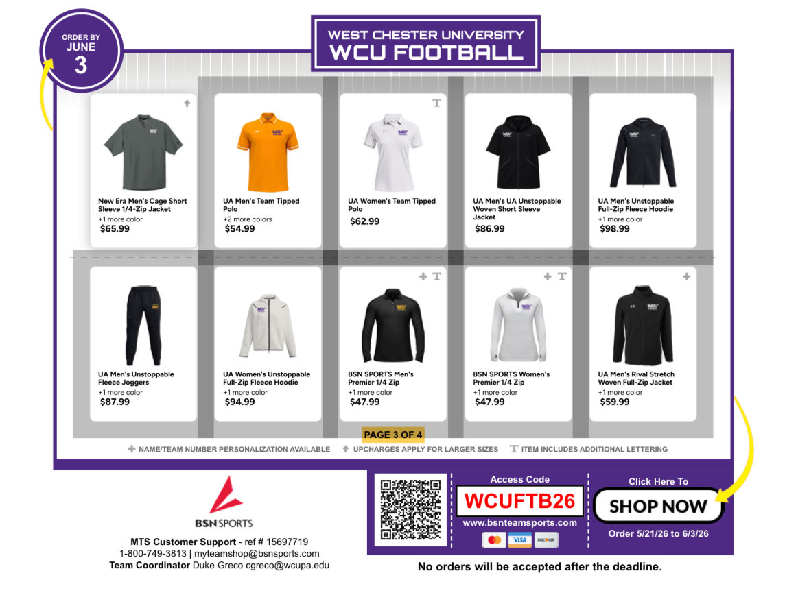 WCUGoldenRamsFB's tweet photo. 🚨Attention🚨

Our team store is back open until June 3rd! Start your order today!

https://t.co/3FN4vKzqJK https://t.co/iEnhSrqXgA