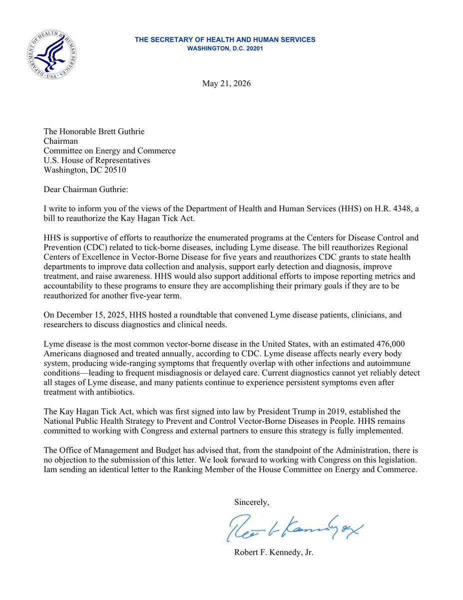 Secretary Kennedy tweet media