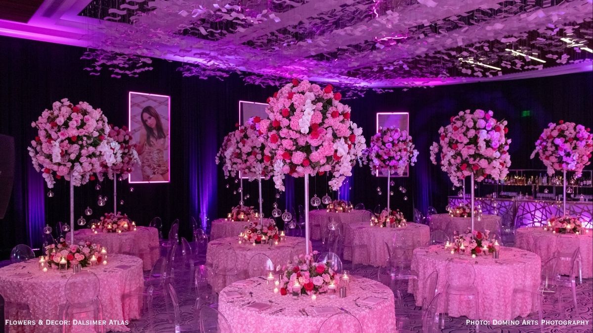 DalsimerAtlas's tweet photo. We transformed this Bat Mitzvah celebration into a floral dreamscape with towering centerpieces, a breathtaking ceiling installation, and a show-stopping floral dance floor. https://t.co/FFHBpcpLNy