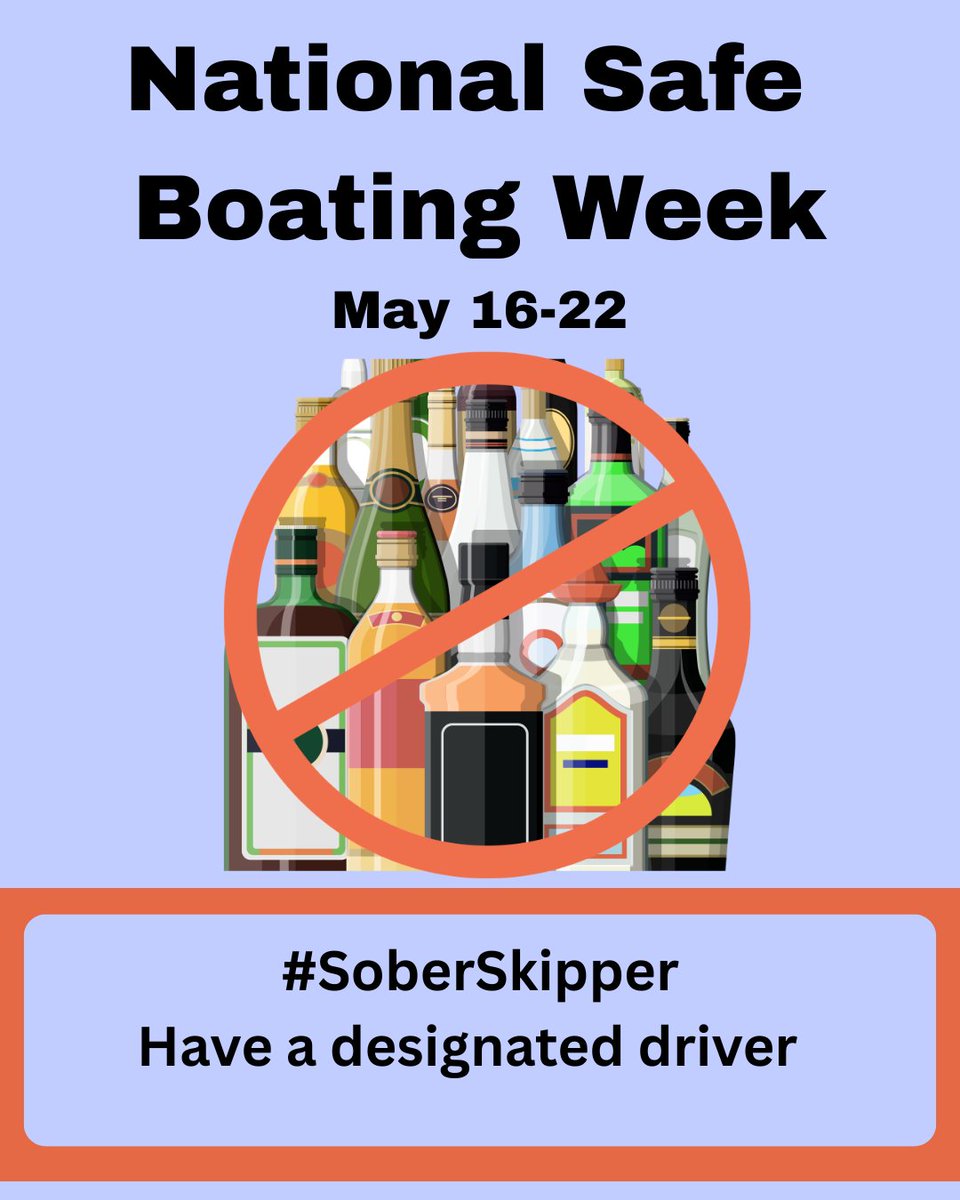 usacetulsa's tweet photo. It's #SafeBoatingWeek
Almost half of all boating accidents involve alcohol.
Alcohol impacts balance, judgment and reaction time - all critical factors when operating a boat.
For more information about alcohol and boating, visit: https://t.co/A8sT5Lx8VW
#BoatSober https://t.co/Rjau20bzM7