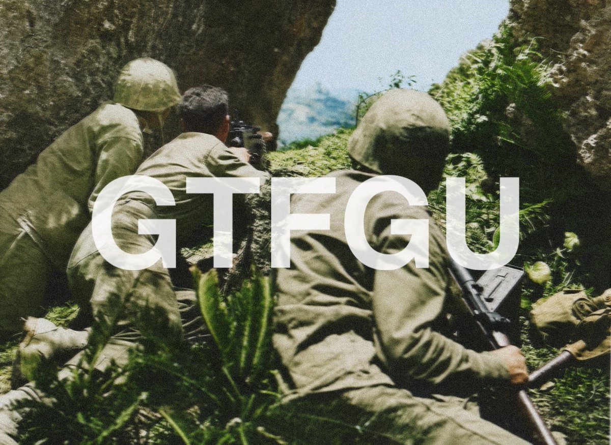 UpGoons's tweet photo. GTFGU - Okinawa, 1945 https://t.co/d8WrJZki4f