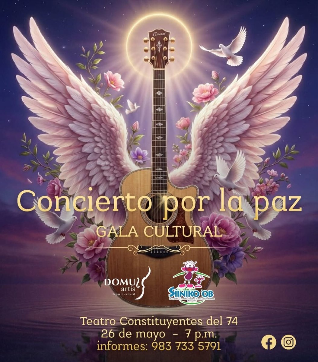MR_Comunica01's tweet photo. #Fundación I CUANDO LA MÚSICA SUENA… LA PAZ SE ESCUCHA 🎶🕊

Chetumal.- La Fundación Siiniko’ob, en colaboración con el Colegio Latino y el Espacio Cultural Domus Artis Chetumal, y con el apoyo de empresarios locales comprometidos con la cultura y la construcción de paz. https://t.co/ewZ9LT6WLM