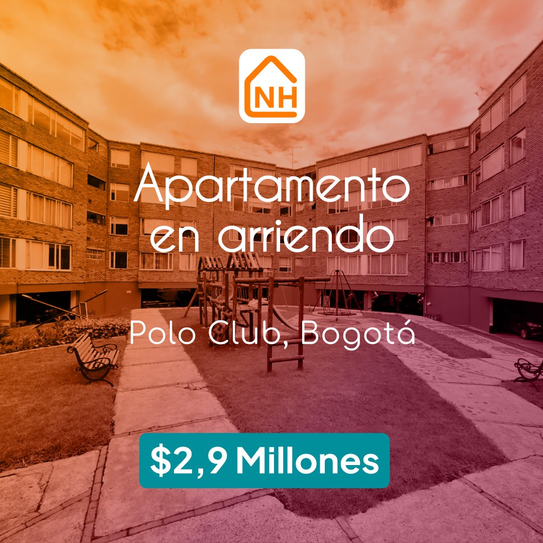 brokerNewHome's tweet photo. 🤩¡AMPLIO APTO EN RENTA EN EL POLO CLUB!
🏡Sus características son:
 ✨117,41 m² 🏠 
 ✨2 alcobas con closet 🛌 
 ✨3 baños🚿 
 ✨Amplia sala-comedor 🛋️ 
 ✨Cocina con gas natural 🍳 
 ✨Zona de ropas amplia 🧺 
 ✨Alcoba de servicio🧹 
 ✨Estudio 📚
(1/2)👇 https://t.co/9d7HayyUqb