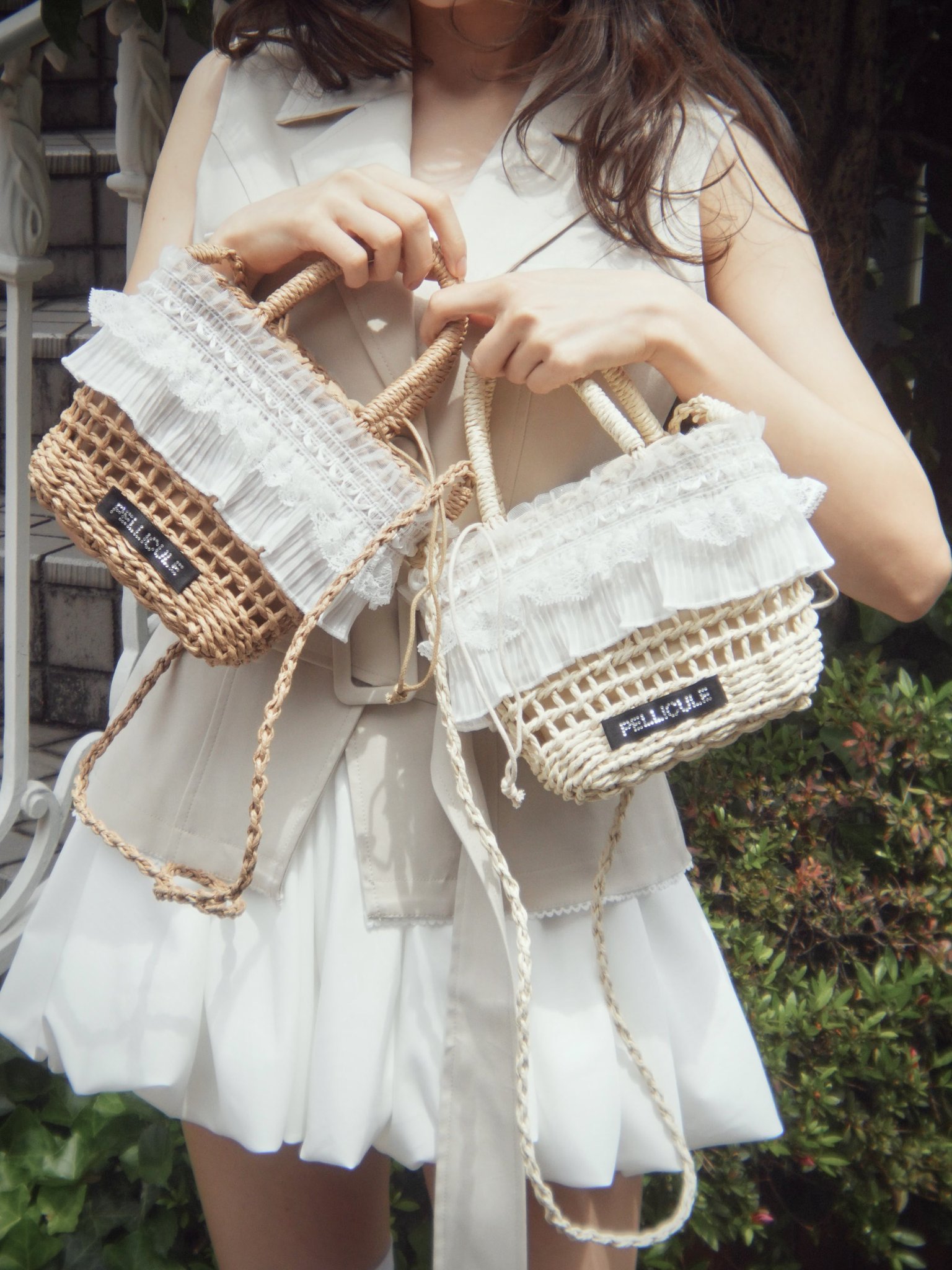 PELLICULE かごバッグ ivory 新品未開封 PELLICULE（ペリキュール） on X: 