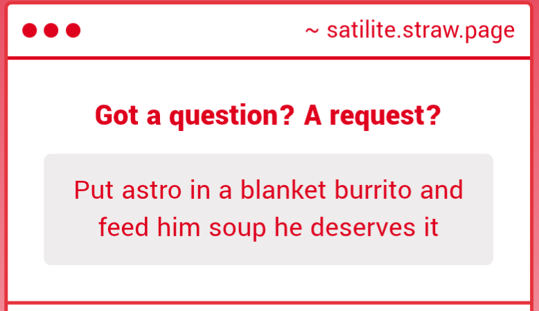 Satilite tweet media
