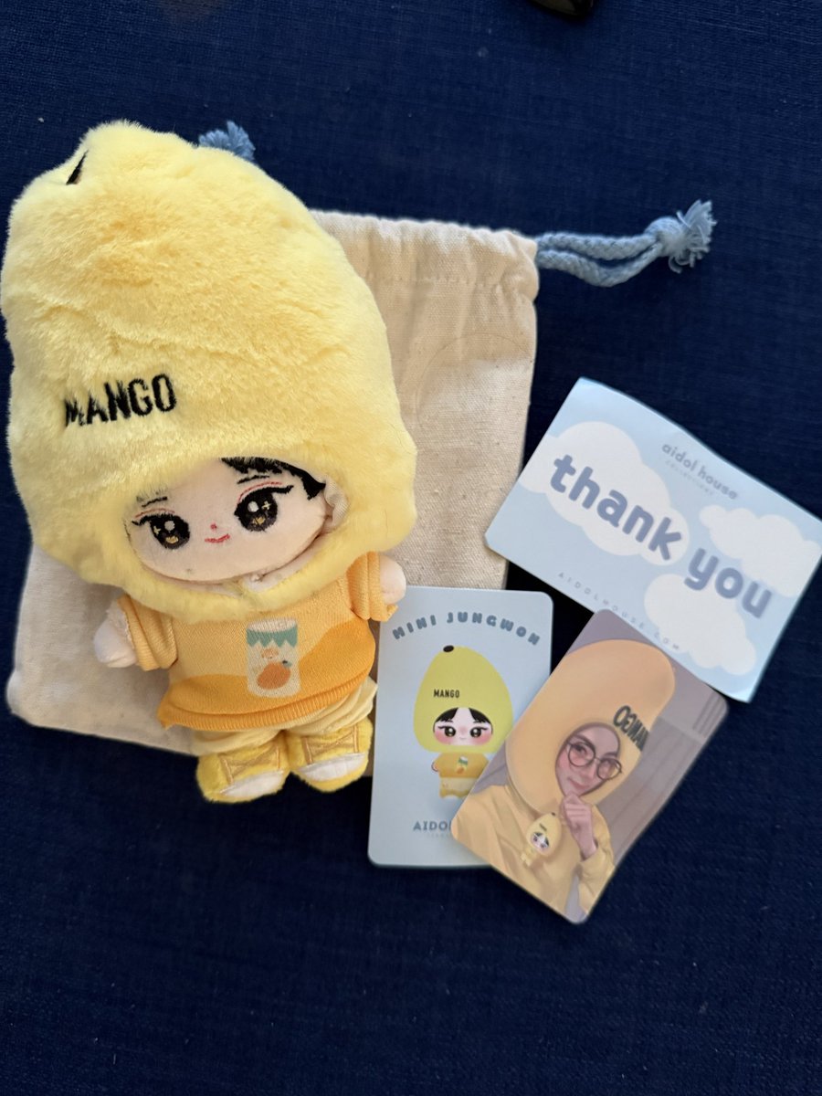 JessBar82's tweet photo. Totally forgot I was part of this order, got this in the mail today MADE MY DAY - MANGOE JUNGWON 🥭 https://t.co/fw7ZLNz4sV