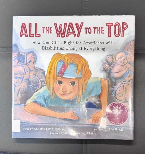 LoriTecler's tweet photo. 2nd graders read ALL THE WAY TO THE TOP by Annette Bay Pimentel w/art by @nabihaiderali to learn about  Jennifer Keelan-Chaffins's Capitol Crawl in support of the Americans with Disabilities Act, then wrote about ways they can be change makers, too. #kidlit #SchoolLibrary https://t.co/KNvpI8CJ6d