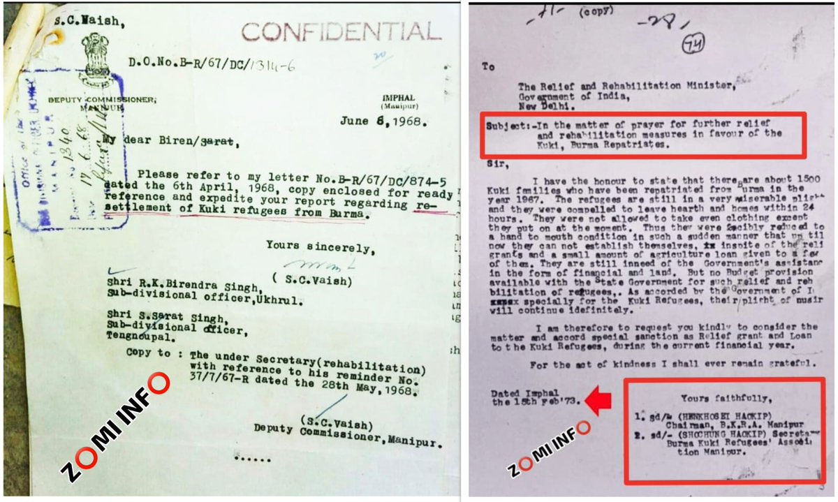 KhambaMoir7985's tweet photo. Why are Kukis so angry at being called ‘refugees’?

Official government records have always proven it , they are, and will always be, refugees. https://t.co/UOVjGrFbjU