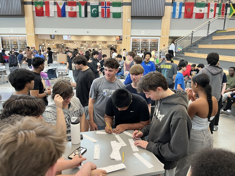 AHS_Bluepride's tweet photo. Great mix of engaging, student-led activities at our annual Stats Olympics, designed and run by our AP students while collecting real-time data for analysis and competition! https://t.co/adVsFH5D0b
