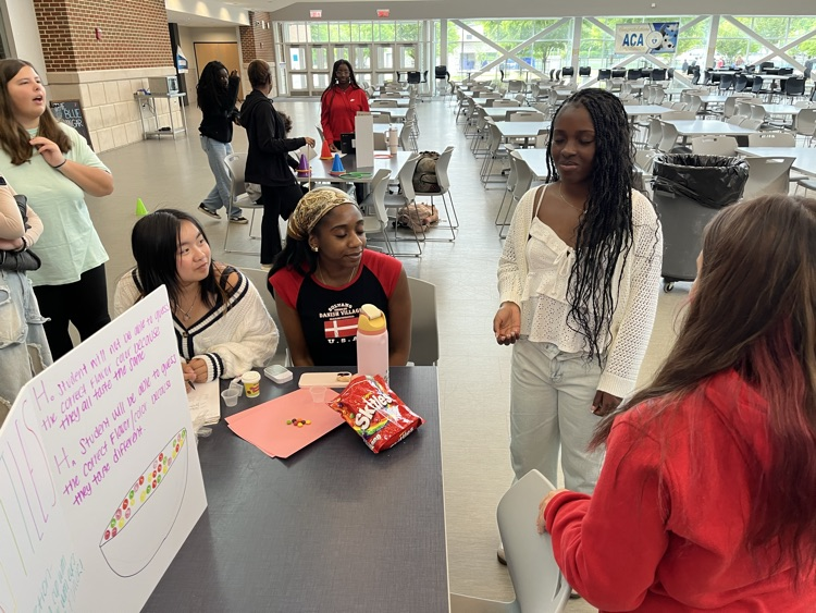 AHS_Bluepride's tweet photo. Great mix of engaging, student-led activities at our annual Stats Olympics, designed and run by our AP students while collecting real-time data for analysis and competition! https://t.co/adVsFH5D0b