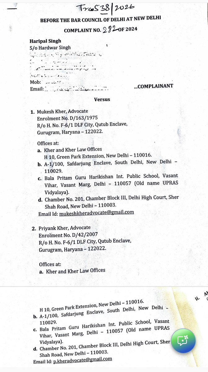 CleanGurugram's tweet photo. @indSupremeCourt Hons  CJI sir, these Property dealer / blackmailer/ habitual litigant /land-grabber father-son duo advocates , FIRs registered at PS Vasant Vihar, New Delhi,NCR , Criminal cases, contempt, complaint pending before the BCI are actual parasite @barcouncilindia https://t.co/WMwmuVU8gh