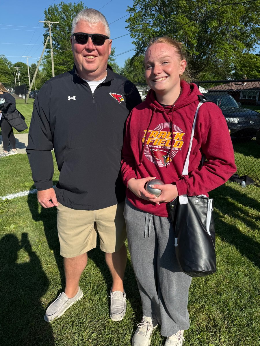 NBCARDS_Track's tweet photo. Div. 5 Ada District Day 1 Regional qualifiers!

Girls:
High jump: Liviya Whitlock
Shot put: Annie Lefeld
3200m: Riley Suchland
4x8: Riley Suchland. Kara Suchland, Whitney Lefeld, Jane Rindler https://t.co/HvphVHuJ4F