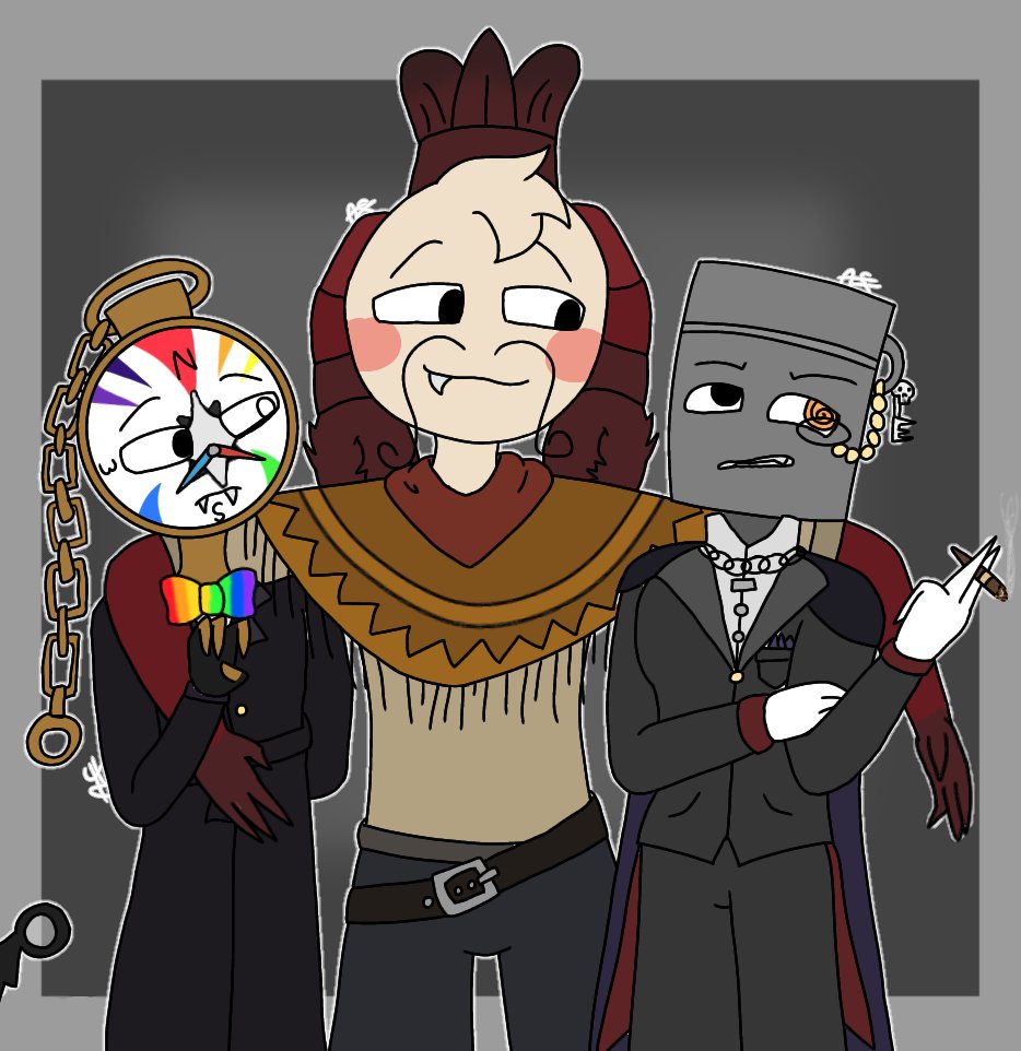 TacoSnake666's tweet photo. Imma need to draw another, but these three are my baby boys. 
Colt, Lobstro, and Flick. 
I love my boys, and if you got anything to ask, ask! I'm the happy creator of them, so feel free to ask what ya wanna know. ^^
---
#Colt #season2AU #nextgen https://t.co/bGFCsIdgyv