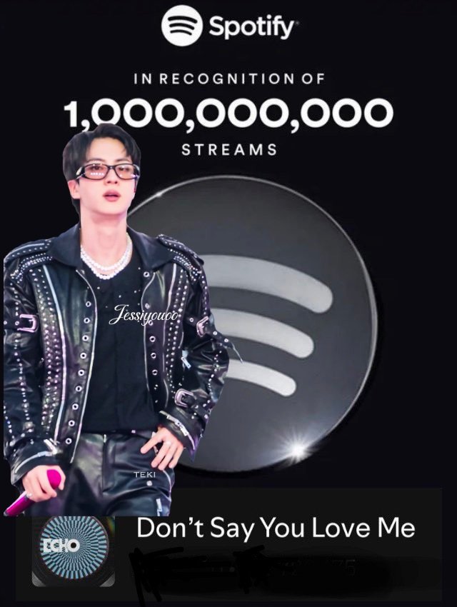 6ybLovej's tweet photo. 🌍️5/20付Spotify🌎️😄
#Dont_Say_You_Love_Me 
113万8611➕️10万4552✨

スミンミュス投票は、愛
愛には愛でお返し
https://t.co/XUwnqelA6L

【10億まで万6375万4508】
1 BILLION PLAQUE FOR JIN
STREAM DSYLM TO 1B
#DSYLMto1B
#BTSJIN #방탄소년단진 https://t.co/J4oS3INPHg