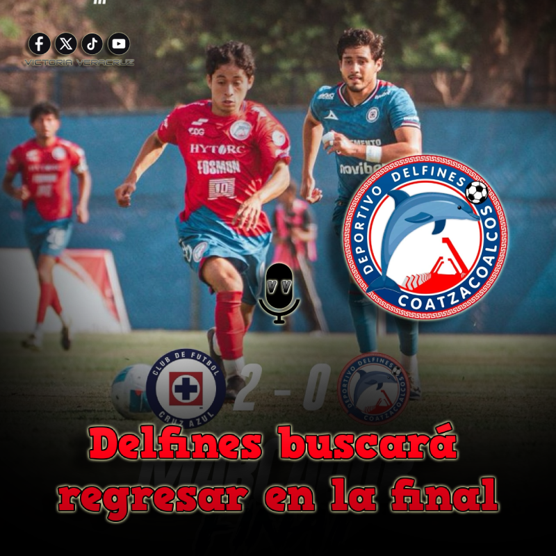 Victoriaveracru's tweet photo. Delfines Coatzacoalcos cae 2-0 frente a Cruz Azul Laguna, en partido correspondiente a la final (Ida) de la Liga TDP.
Nota completa: https://t.co/WGLS5a6EMQ https://t.co/XXHcKTaqAC