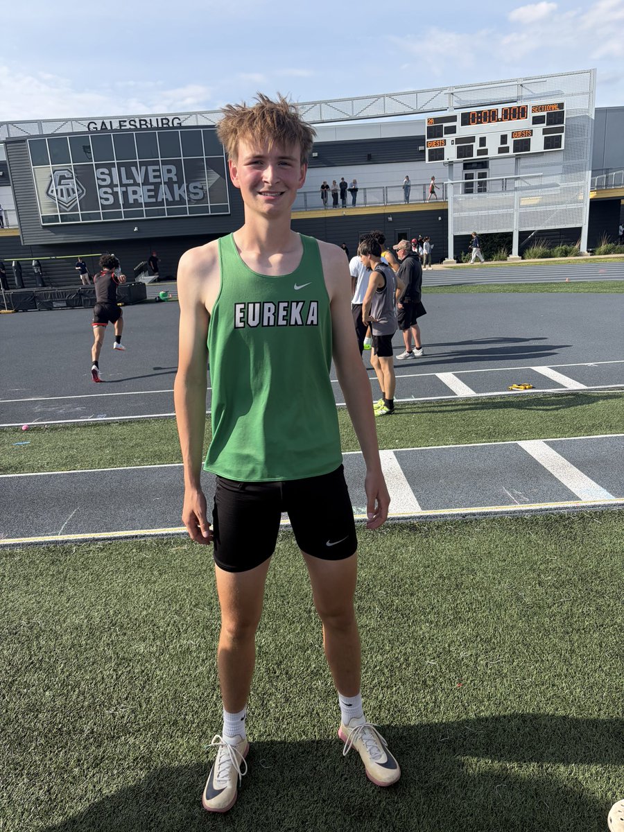 BoysEureka's tweet photo. Brock Monk punches his ticket to the state meet in the High Jump!  Congrats Brock https://t.co/ltb83kSEFh