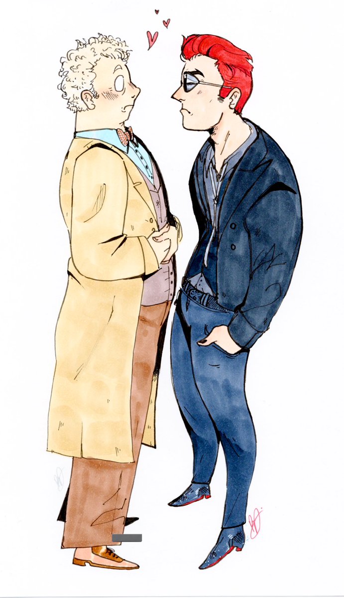 Alexarrot's tweet photo. YA ME VI EL EPISODIO FINAL DE GOOD OMENS. joder es cine. Está super bien hecho.

Crowley y Aziraphale son mi imperio romano y los he amado desde el primer episodio.

#goodomens #goodomensfanart #ineffablehusbands https://t.co/6Bu5JQi3jd