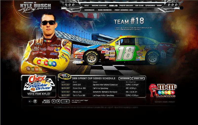 UnCThinking's tweet photo. Thoughts and prayers with Kyle Busch's family after the terrible news of his passing. Our team got to work with him on his Official Website in his last couple years with Hendrick through the move to JGR. NASCAR has lost one of their greats today, RIP Kyle. https://t.co/0J8rnFMb20