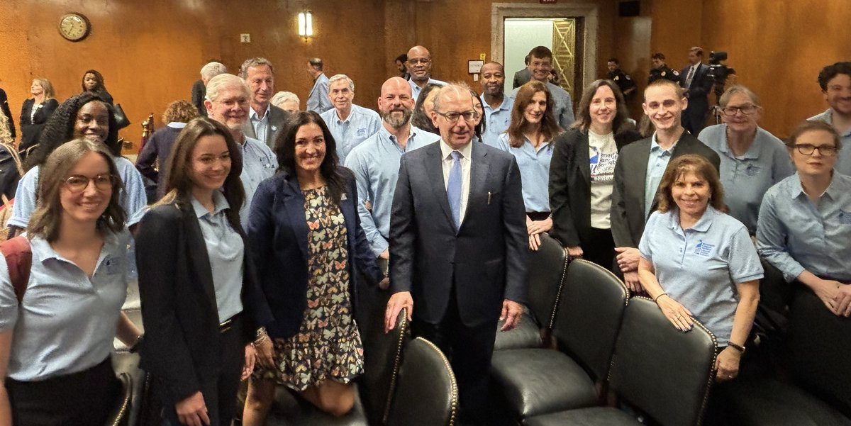 LLacasseACSCAN's tweet photo. .@ACSCAN attended the Senate Appropriations LHHS hearing on the FY27 budget for @NIH and @theNCI, featuring @NIHDirector_Jay &amp; @NCIDirector. Thanks to @SenKatieBritt, @SenHydeSmith, &amp;  @SenCapito for recognizing our volunteers. Increased cancer research funding saves lives. https://t.co/rpaIsriqfF