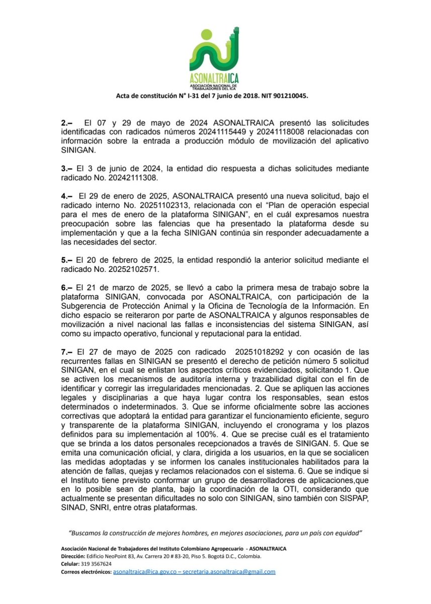 ASONALTRAICA-ICA tweet media