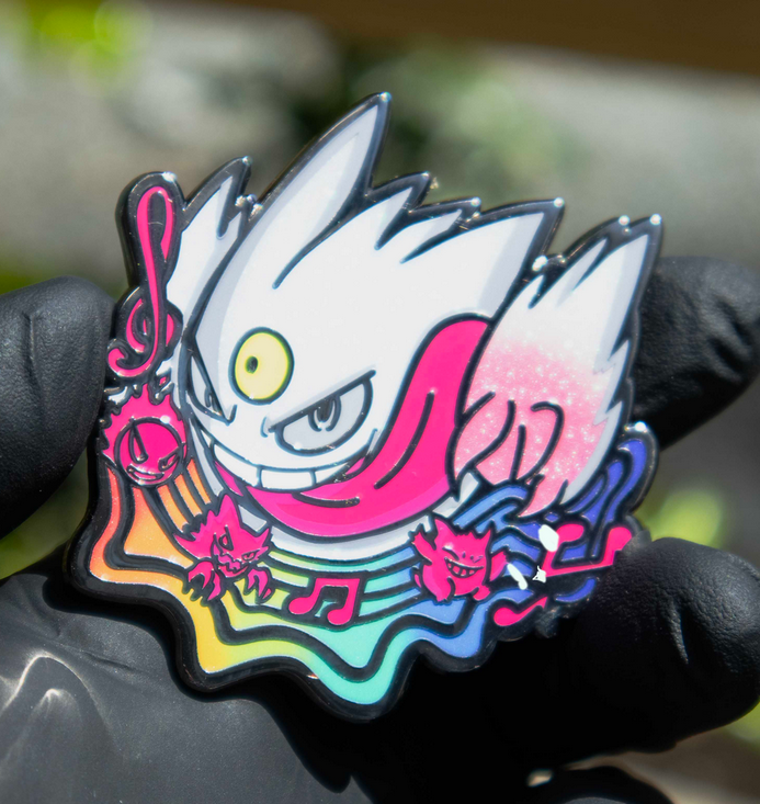 AnuraLitho's tweet photo. Oh my God, I totally forgot to showcase these but!

I also made shiny variants of Mega Gardevoir and Mega Gengar as pins!

I have so much stuff I'm cookin I can't wait to show some of them next week https://t.co/wQuiioFJiX