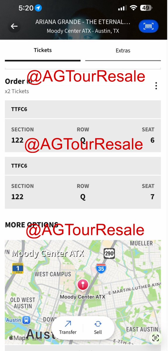 ariana tour resale 🌺 tweet media