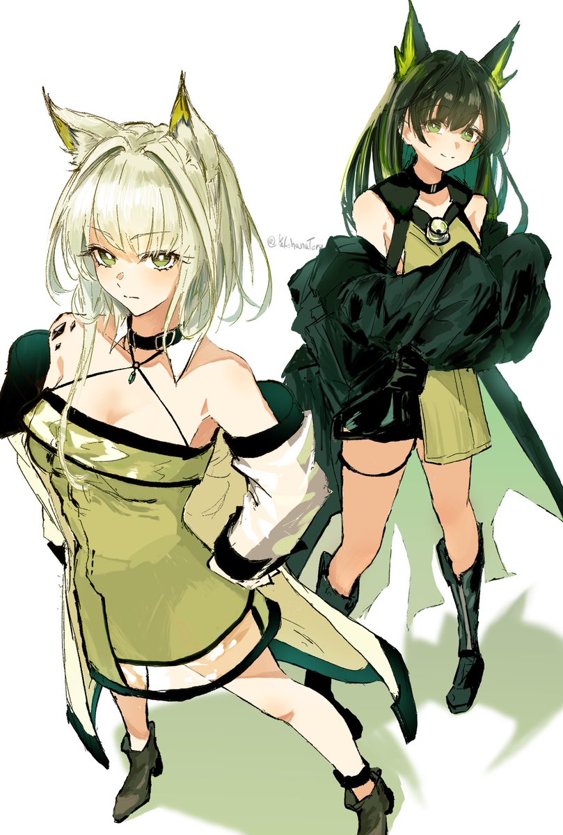 YakehanaTeru's tweet photo. #イラスト
過去絵　ケルシー先生とモンちゃん https://t.co/r5w356rJa5