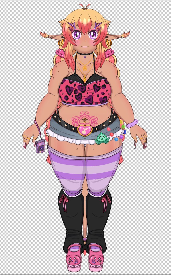 🎵🦋Lyric♫🧝🏼 Gyaru Huldra Vtuber+Vartist 🦋🎵 tweet media