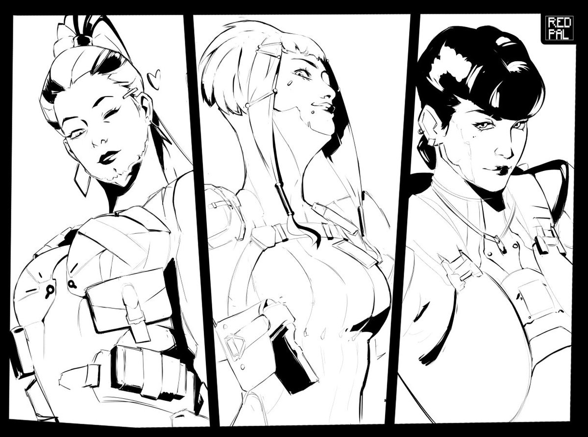 RedPalOne's tweet photo. Ladies of The Hex
#warframeart #warframe https://t.co/kFTtgPS48M