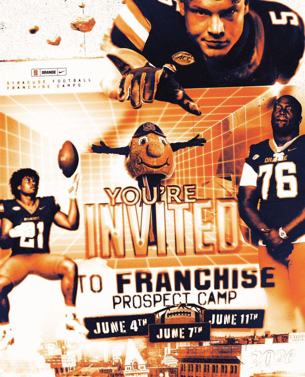 Ouse_Ninche_4's tweet photo. Blessed to receive an invitation from @CoachEMarcCuse to Syracuse football camp 🍊. Excited to compete and get better 💪🏾💪🏾
@StAnthonysFB @RFReichert @CoachAnderson47 @CoachMaurino https://t.co/PxsWStZp6x
