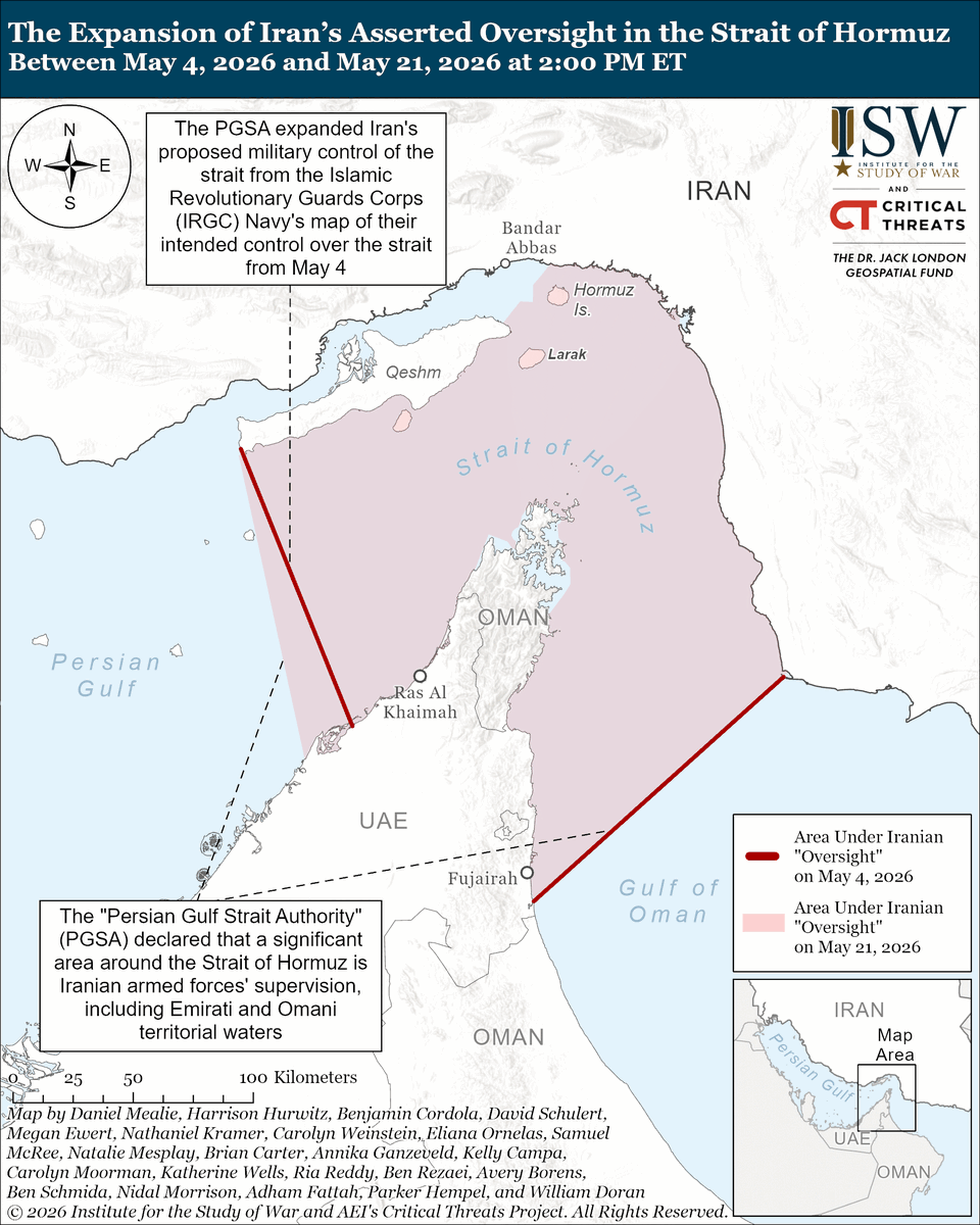 Institute for the Study of War tweet media