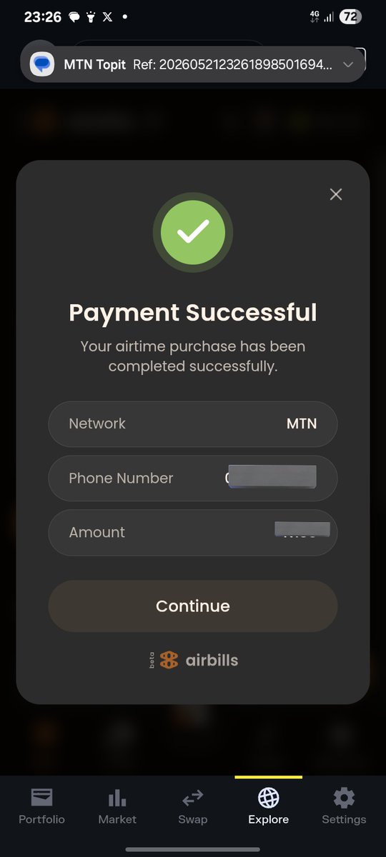 Beloved_zaya's tweet photo. .@airbillspay just saved me this night.

Solana products from StNigeria  are just so good.

From Evolution to Paj Cash to Airbills etc... I've been using them all and they never disappoint me once.

Gud tek all round. https://t.co/m1TG5iRvu2