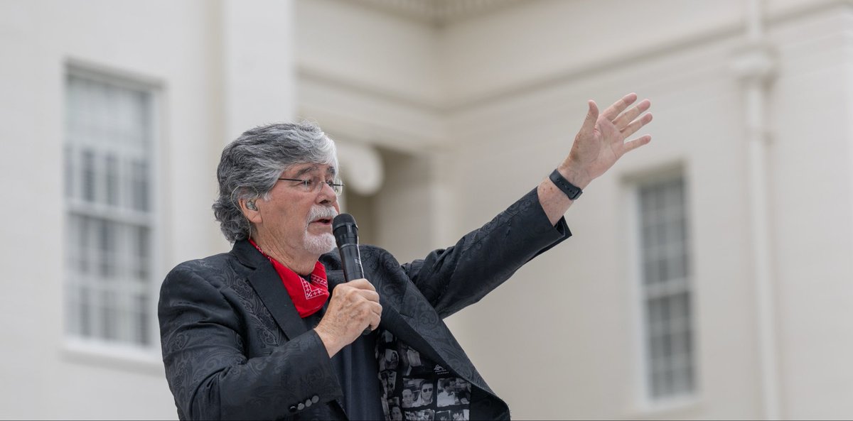 GovernorKayIvey's tweet photo. There is no state in the nation who does it quite like Alabama and no one who loves their country more than Alabamians do.

America 250th flag. Randy Owen. And the sound of freedom roaring through the sky. 

A patriotic morning — and summer ahead — in Alabama, indeed. #alpolitics https://t.co/uviRGFQc7M