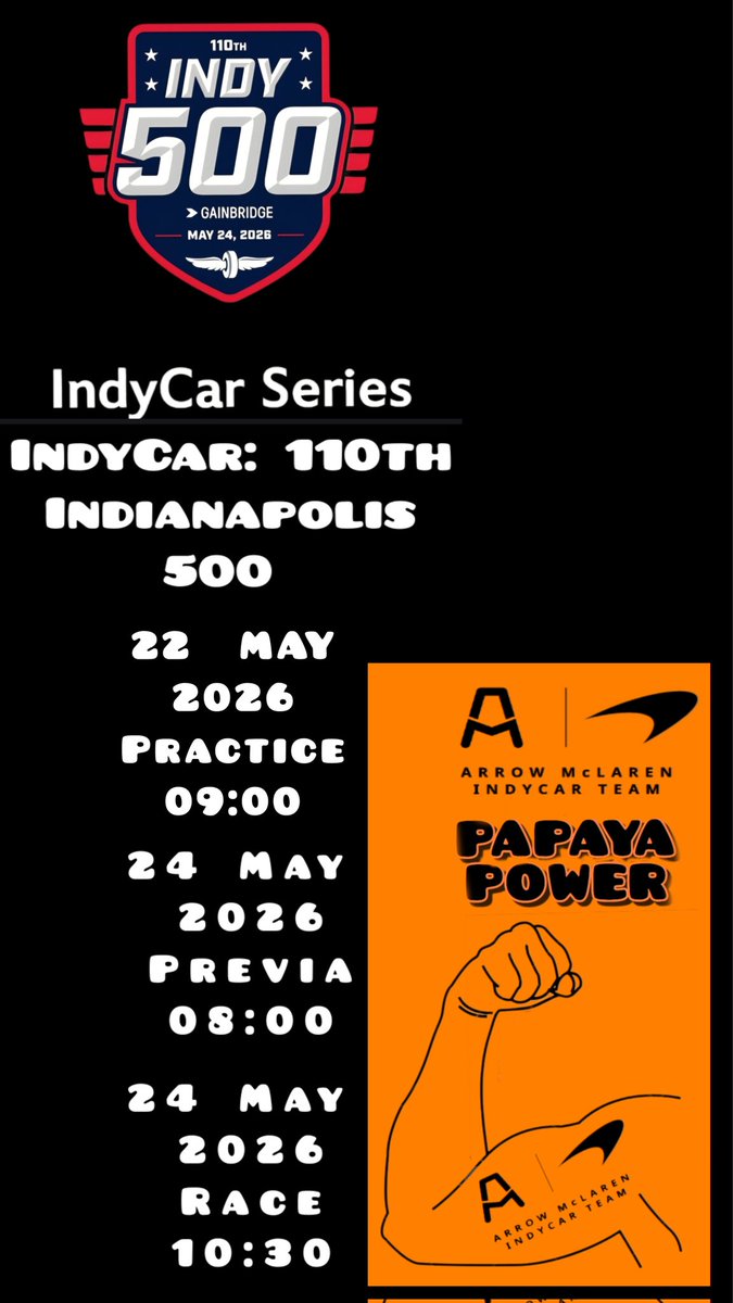 Waleman49's tweet photo. Y para este fin de semana a partir de mañana viernes, diversión por partida doble, F1 e Indy, aquí la programación de ambos eventos, ya en hora local de El Salvador.
Salu. https://t.co/WR6OLxVRiL