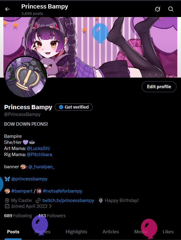 PrincessBampy's tweet photo. Obligatory balloon post even though I'm scared of balloons! 🎂 https://t.co/OqxRog5W6j