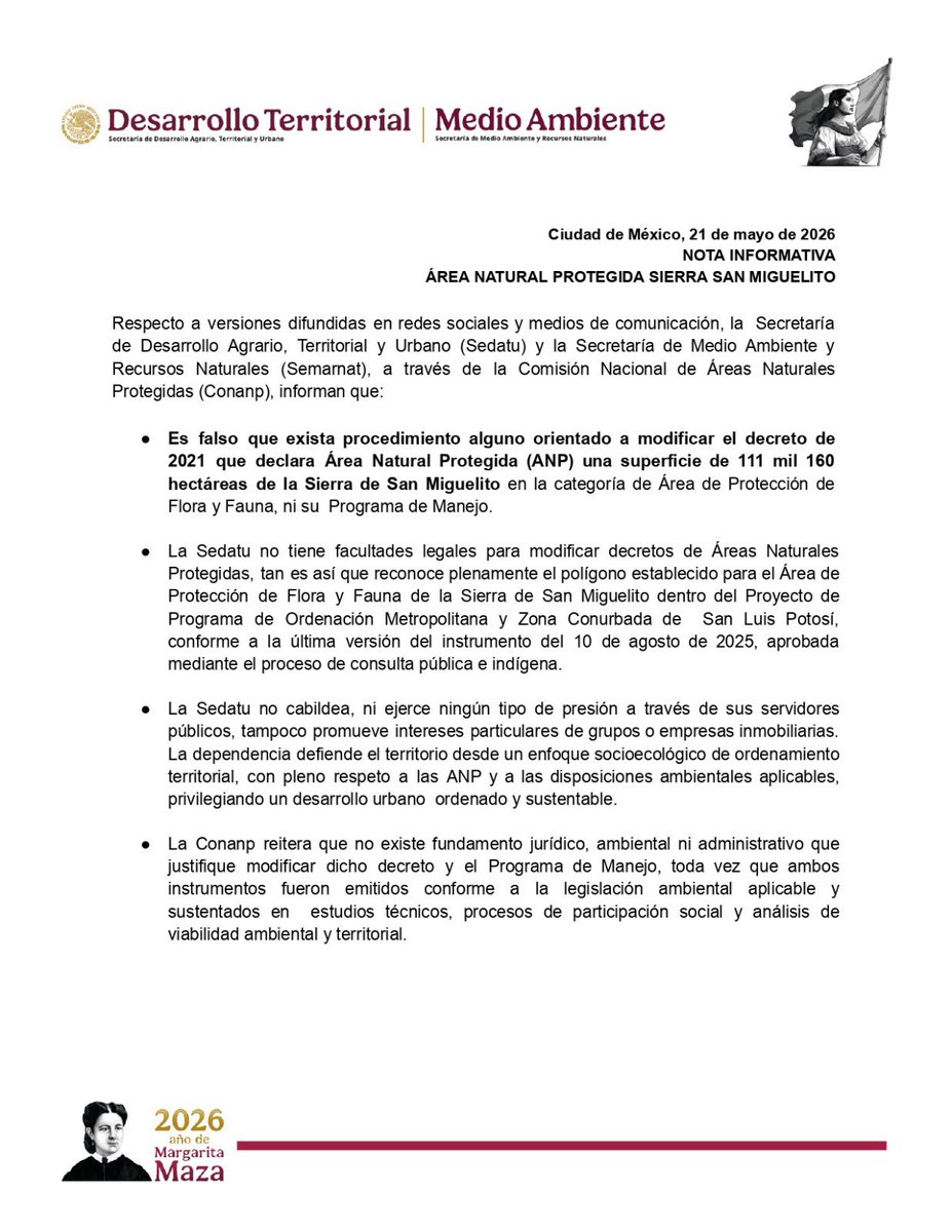 SEDATU México tweet media
