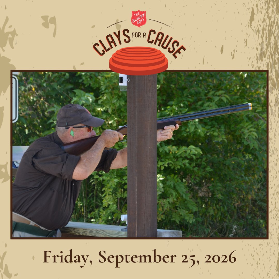 SAIndiana's tweet photo. We are only 4 months away from our third annual #ClaysForACause event benefitting #HiddenFallsCamp! We do not want you to miss out on the opportunity to be a part of this awesome clay shooting event! Secure your spot now: https://t.co/XzsaauzcBq https://t.co/pPtvkSTcMN