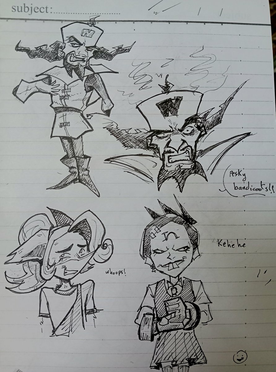 _Dadwie's tweet photo. Rare traditional art post π
#crashbandicoot #neocortex #ntropy #ninacortex https://t.co/VpPNqinweK