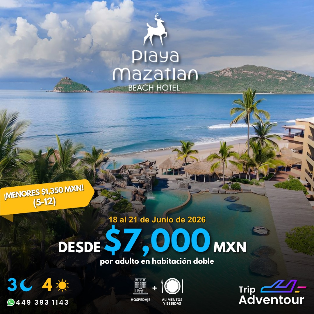 trip_adventour's tweet photo. ✈️ ¡𝐑𝐞𝐬𝐞𝐫𝐯𝐚 𝐚𝐡𝐨𝐫𝐚 𝐲 𝐚𝐬𝐞𝐠𝐮𝐫𝐚 𝐭𝐮𝐬 𝐯𝐢𝐚𝐣𝐞𝐬 𝐜𝐨𝐧 𝐬𝐮́𝐩𝐞𝐫 𝐭𝐚𝐫𝐢𝐟𝐚𝐬! 🏝️

✅ Aparta tu viaje y paga poco a poco. 
⚠️ 𝐀𝐩𝐥𝐢𝐜𝐚𝐧 𝐑𝐞𝐬𝐭𝐫𝐢𝐜𝐜𝐢𝐨𝐧𝐞𝐬*

📱 WhatsApp ==>  +524493931143 &amp; +524494142649
☎️ (449) 367-14-83 y 84

#TripAdventour https://t.co/LPJVnUlMOD