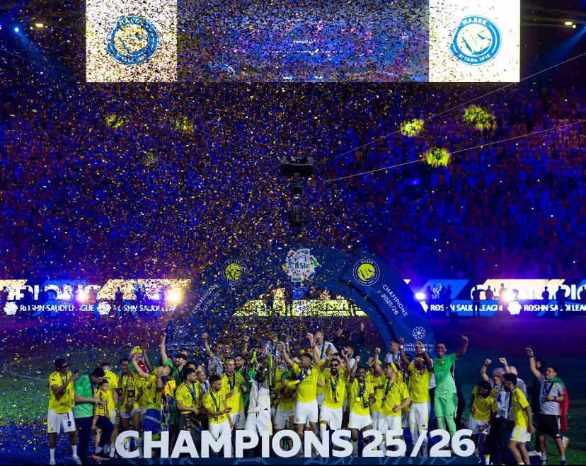 uzxiiii's tweet photo. WE ARE THE CHAMPIONS ! 💛🏆
الحلم يتحول لحقيقة وأخيرًا فارس نجد بطلًا للدوري الأصعب 2025/26 💛 
العوض كان ذهبًا العوض عن سنين العجاف كان مجدًا ! 
تحت سحب الصلاحيات وعدم إجراء العقوبات لمنافسيك وصرف منافسك ل3 مليار بالميركاتو 
كالعادة نعود ونحقق مجدنا ولن يسلبه منا أحد ! 

معصي 💛 https://t.co/FFs9EqEhBA