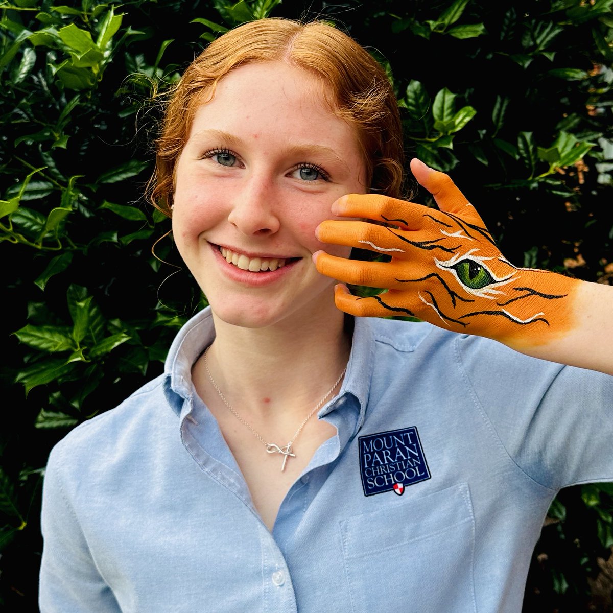 mtparanschool's tweet photo. Learning sign language became a colorful, hands-on experience in our #MPCSHighSchool ASL classroom as students painted their hands to match different signs and meanings! From nouns such as flag, various animals, and football to verbs such as jumping and surfing, and much more, each painted design matched the sign being represented — turning hands into colorful works of art while reinforcing ASL vocabulary in a fun and memorable way. We love seeing our students learn through creativity and self-expression! #AcademicExcellence #ASL