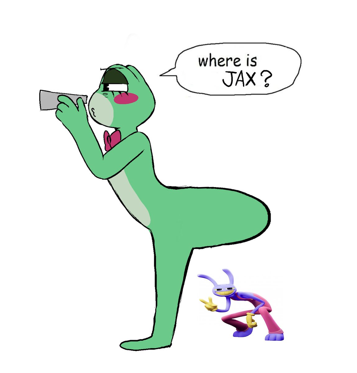 Zadsmiaumiau's tweet photo. fat ass damn...
#ribbitrabbit #TADC #theamazingcircusdigital https://t.co/sLZ5tdlhOv