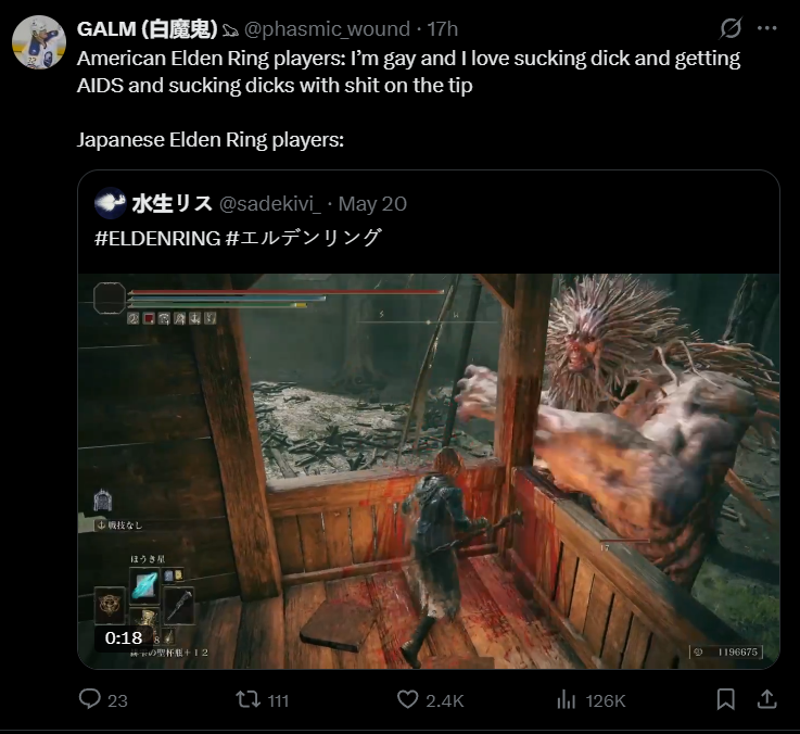 Lucky tweet media