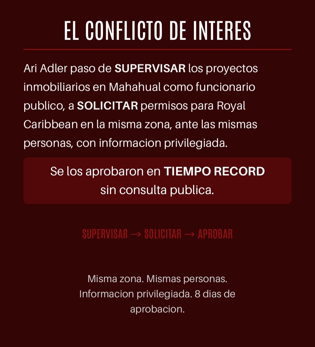 RujanusB's tweet photo. Una fichita resultó el tal Ari Adler Brotman (@ARI_ADLER), #judio tenia que ser el HDP CORRUPTO (y simpatizante del vomitivo SIMIOn @SimonLevyMx)
OJO, cancelar el #PerfetDay no acaba el tema, los terrenos son de #RoyalCaribbean e intentarán más formas de explotar a #QRoo. https://t.co/CHRBuyhiw0