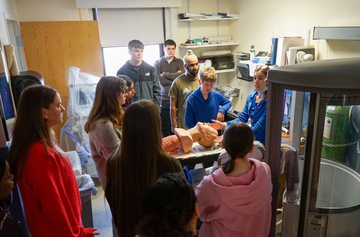 StJosephsHealth's tweet photo. St. Joseph's Health hosted a "Bring Your Child to Work Day" this month, providing colleague's children (ages 12-17) a fun and engaging look at where the adults in their lives spend the workday. 🏥 Thank you to all the departments and volunteers who participated. https://t.co/HPrPJodaNm