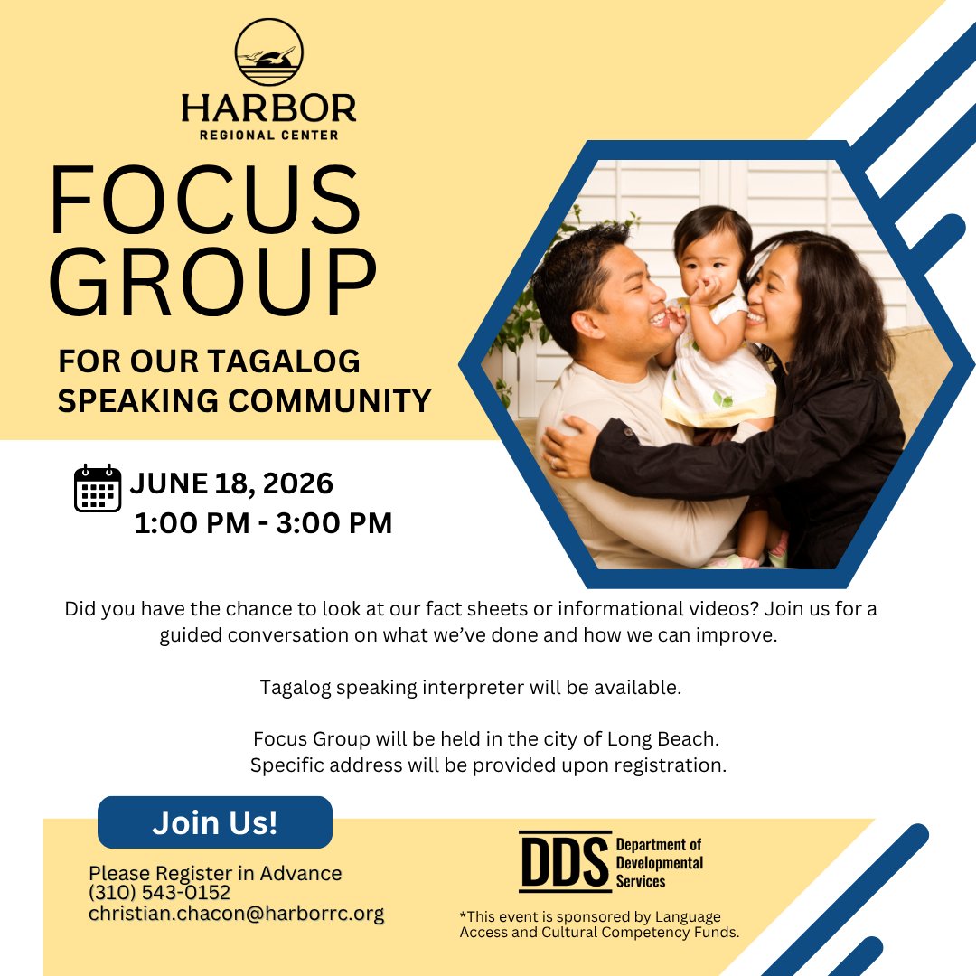 HarborRC's tweet photo. Harbor is hosting a focus group for our Tagalog Speaking-Community on June 18, from  1-3 PM. If you have had the chance to look at our fact sheets or informational videos, join us and share how we can improve.  Please see flyer for registration. https://t.co/aMwCawmsur