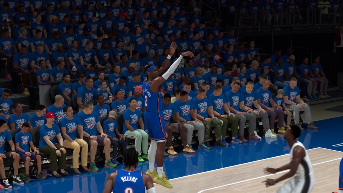 ScottStuart2K's tweet photo. NBA 2K26 - Spurs/Thunder WCF Game 2 Highlights | #fyp #viral https://t.co/OjrjmeSZUZ via @YouTube https://t.co/oqBN8450mq