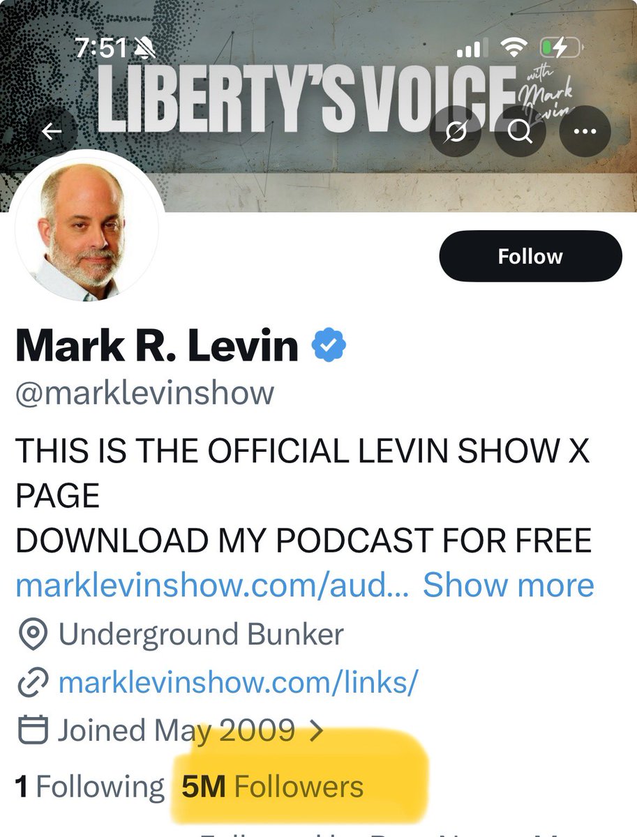 Ilarrison's tweet photo. @marklevinshow https://t.co/kLDlC1udTp